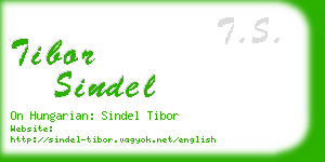 tibor sindel business card